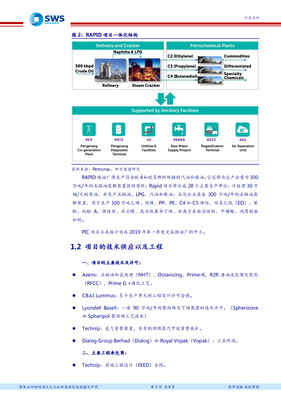 全球大型石化项目介绍系列之五：Petronas炼化综合发展计划之RAPID石化项目.pdf 第3页