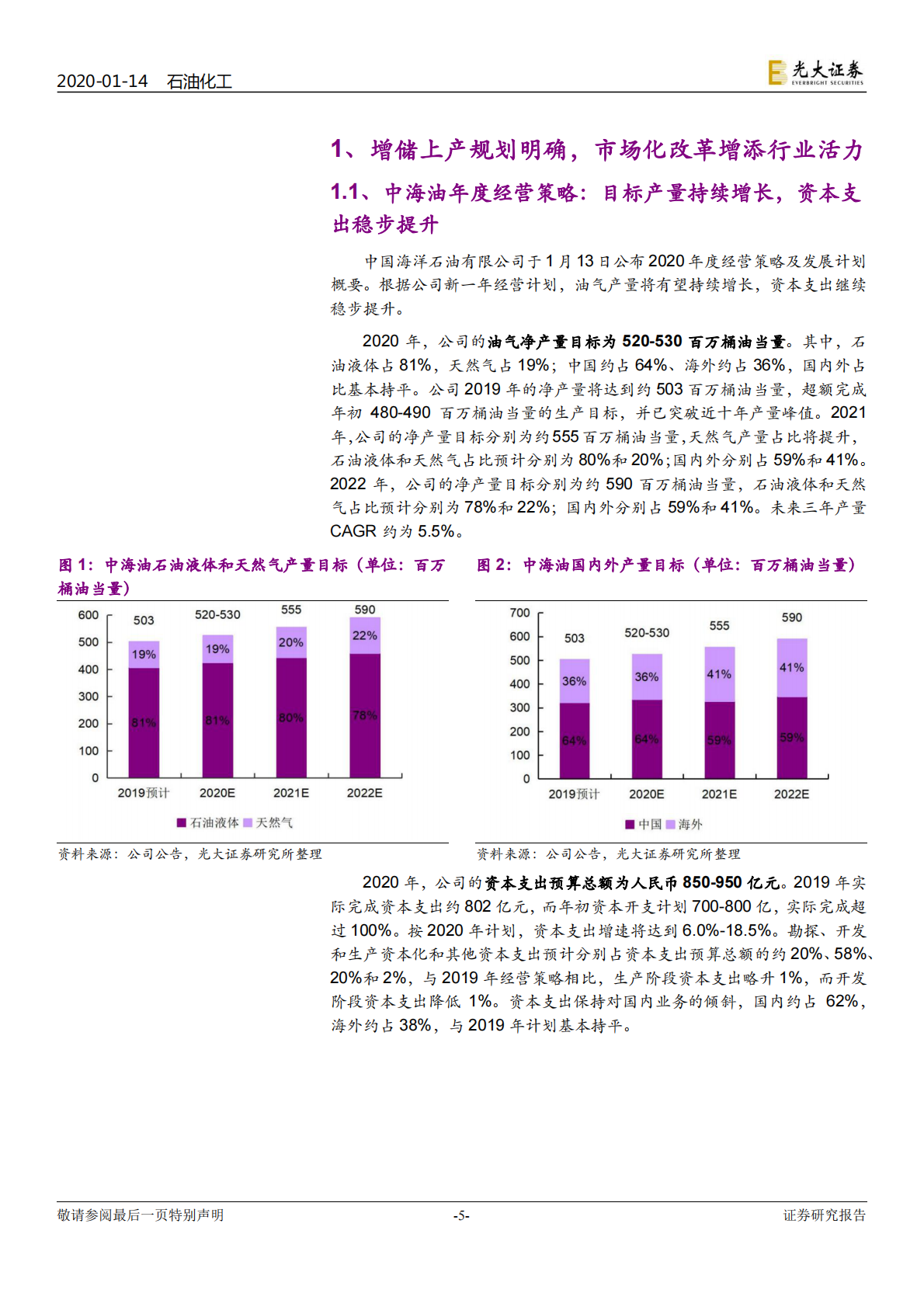 中国海洋石油有限公司下属油服子公司专题研究：中海油资本开支持续增加，旗下油服子公司有望持续受益.pdf 第5页