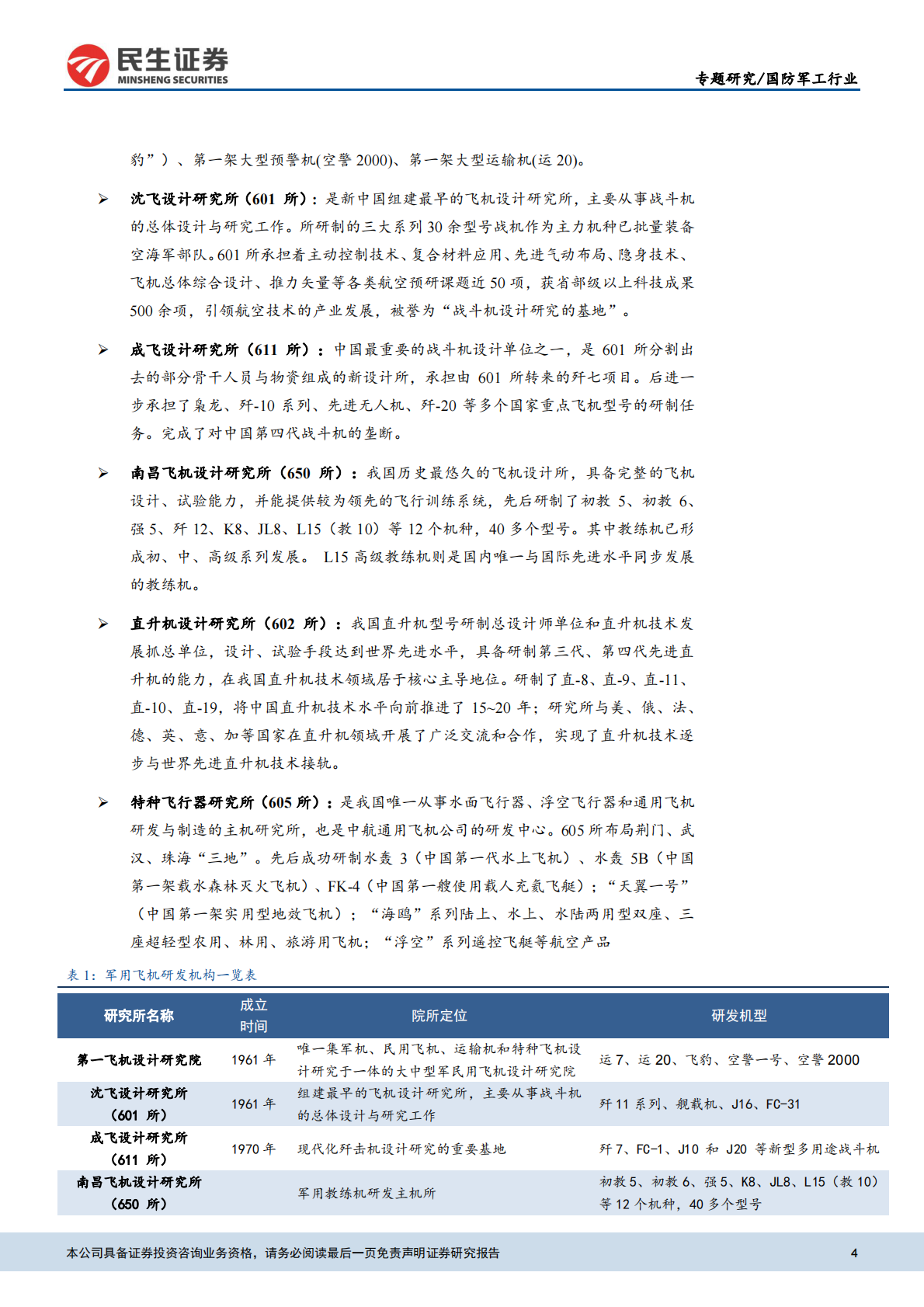 航空产业系列报告之二：中国军机产业链全梳理.pdf 第4页