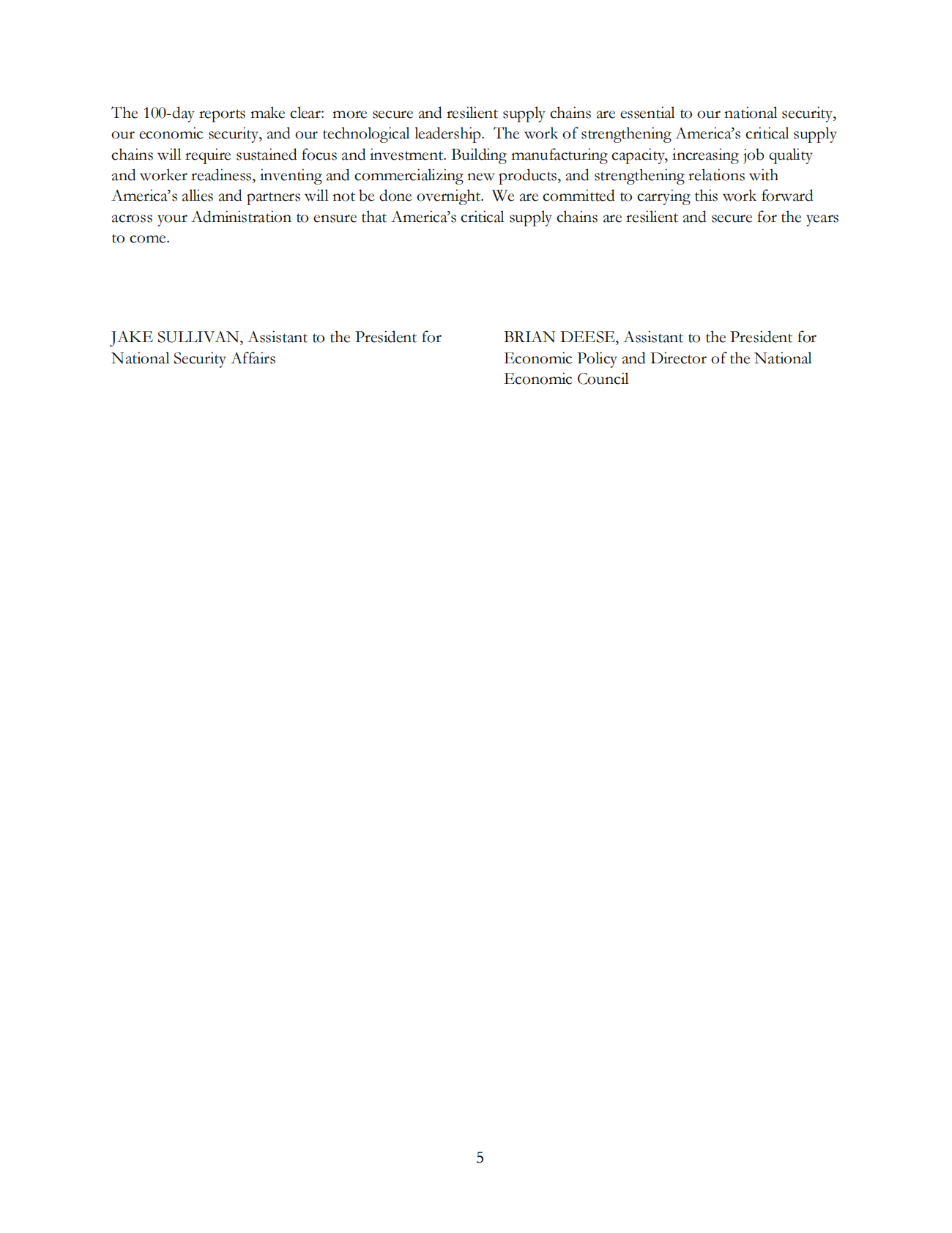 白宫报告：4大关键产品供应链百日评估（第 14017 号行政命令）.pdf(250).pdf 第5页