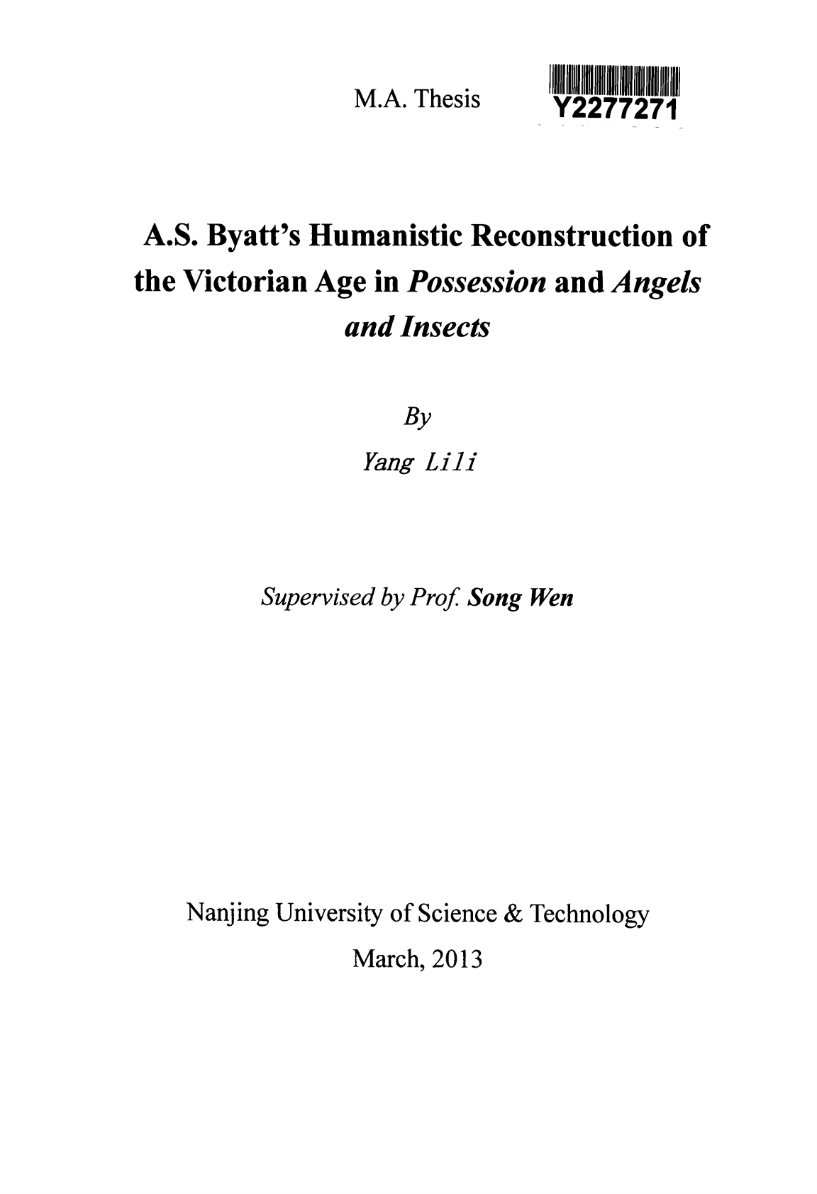 A.S.拜厄特对《占有》与《天使与昆虫》中维多利亚时代的人文主义再现.pdf 第2页