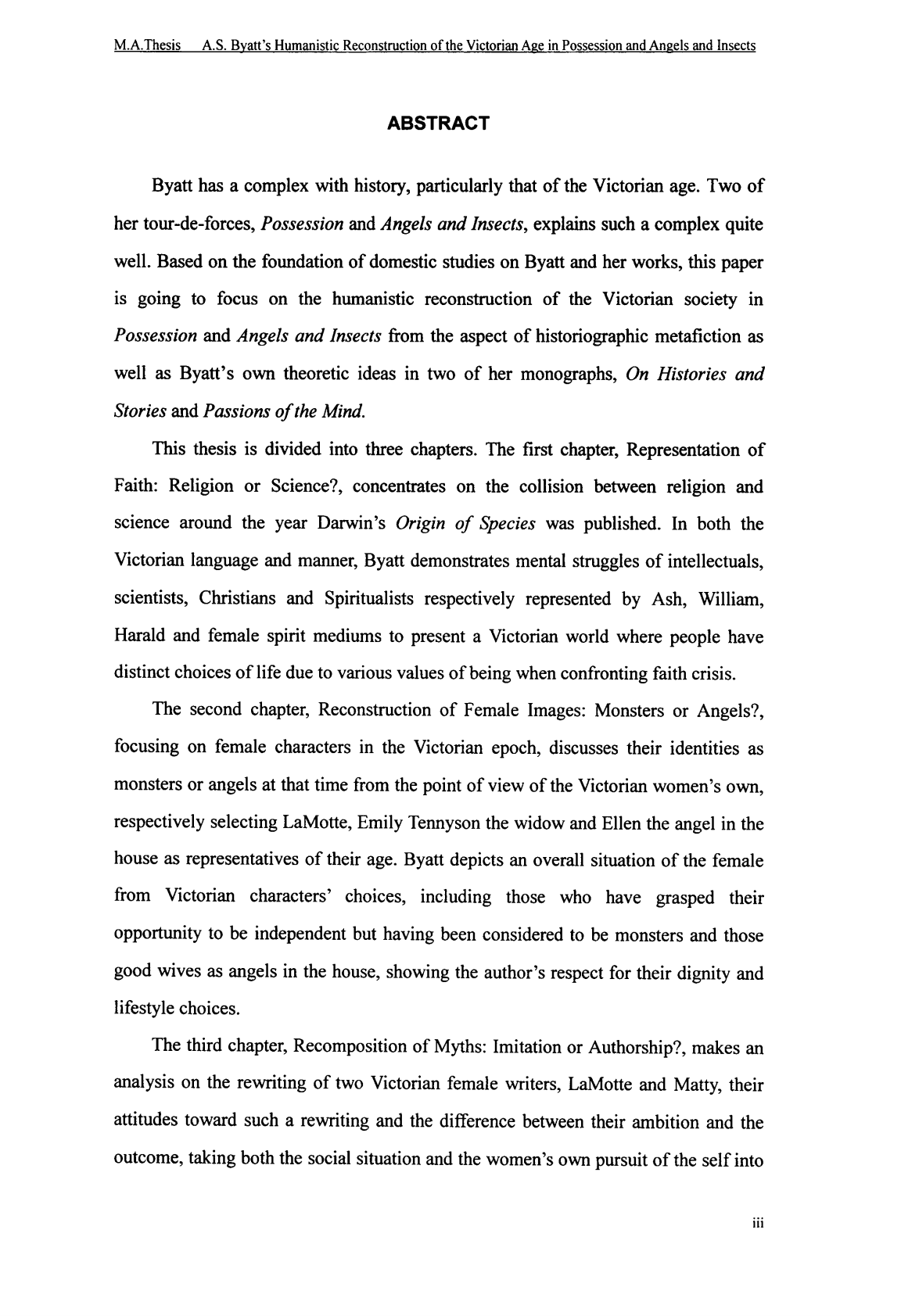 A.S.拜厄特对《占有》与《天使与昆虫》中维多利亚时代的人文主义再现.pdf 第6页