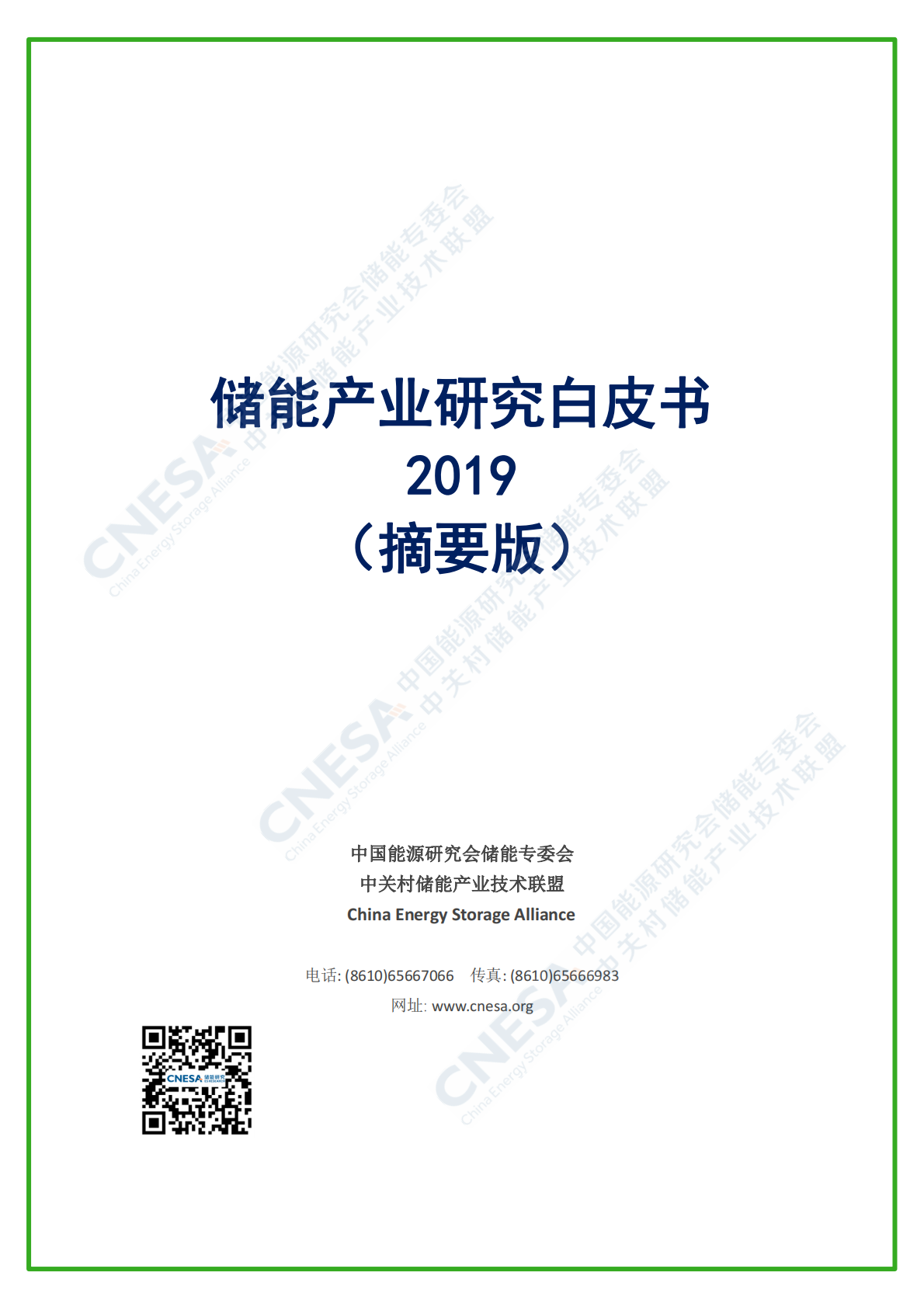 2019储能产业研究白皮书摘要版.pdf 第1页