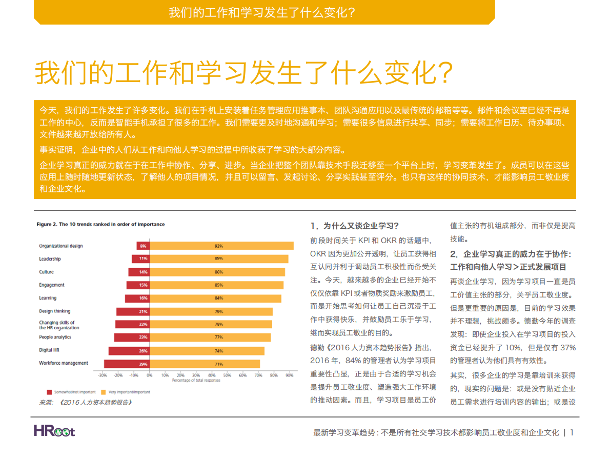 最新学习变革趋势：不是所有社交学习技术都影响员工敬业度和企业文化.pdf 第2页