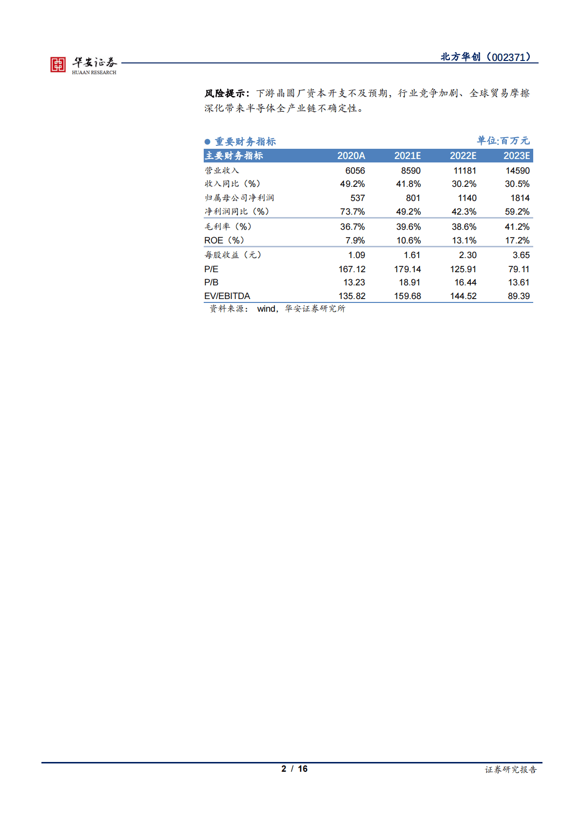 北方华创-如何把握北方华创的投资机会？-210707.pdf 第2页