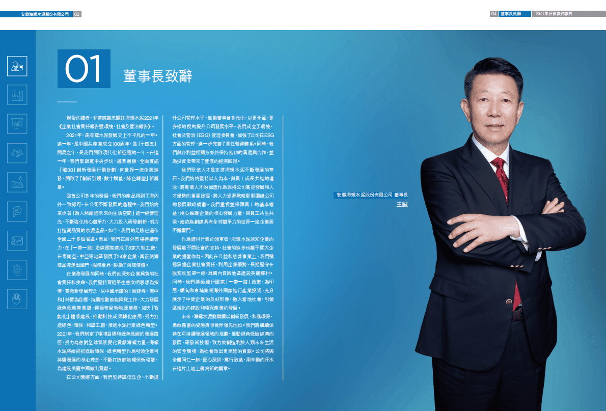 安徽海螺水泥股份有限公司2021年企业社会责任报告.PDF 第3页