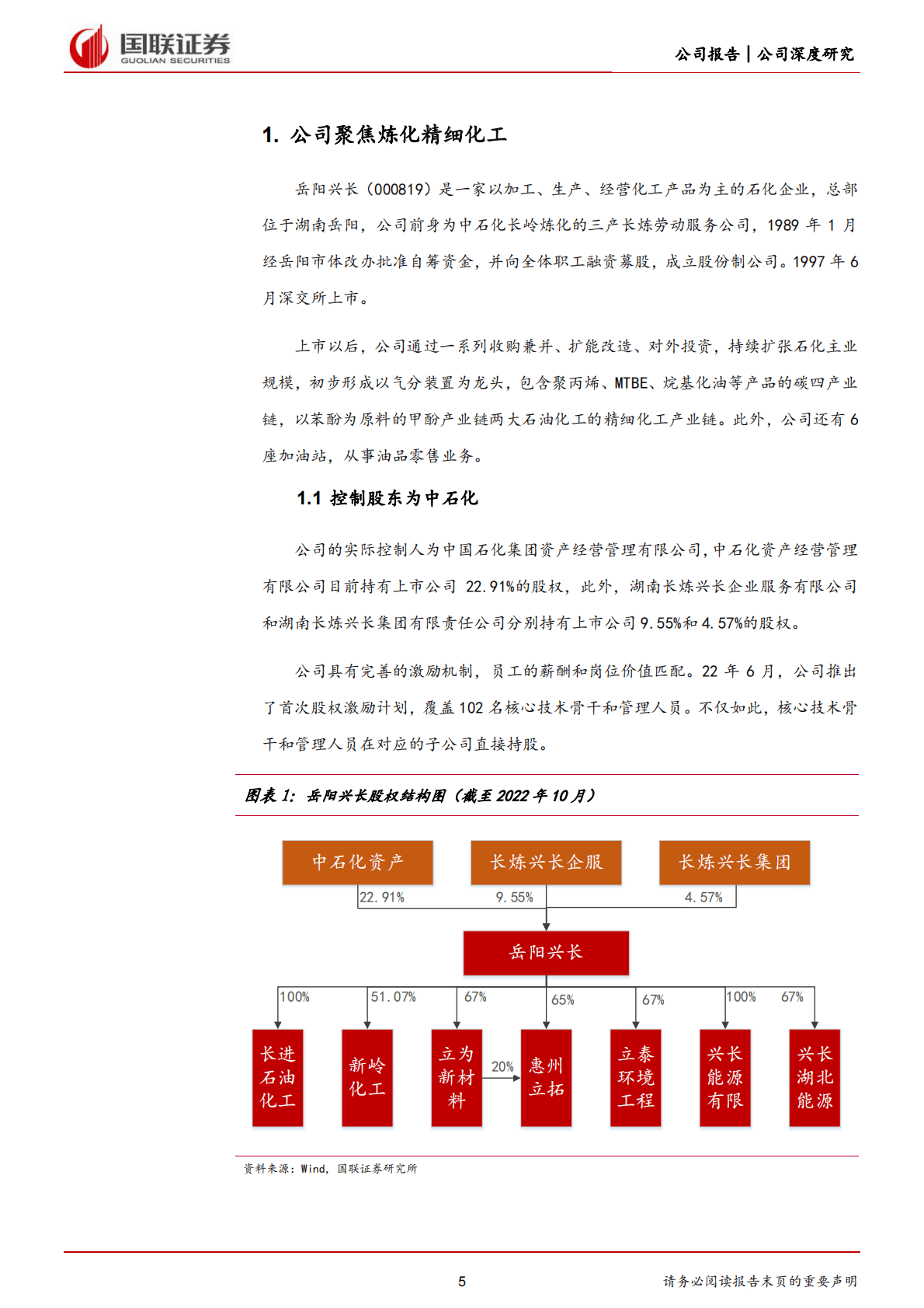 岳阳兴长-炼化精细化工龙头，短期重点关注特种聚丙烯-221031 第5页