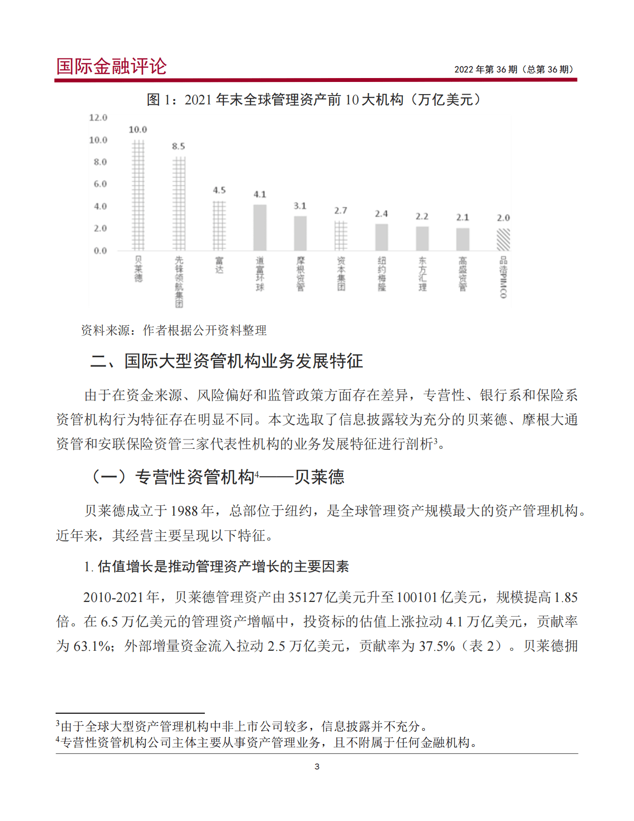 中国银行：全球大型资管机构发展趋势及启示报告（2022） 第4页