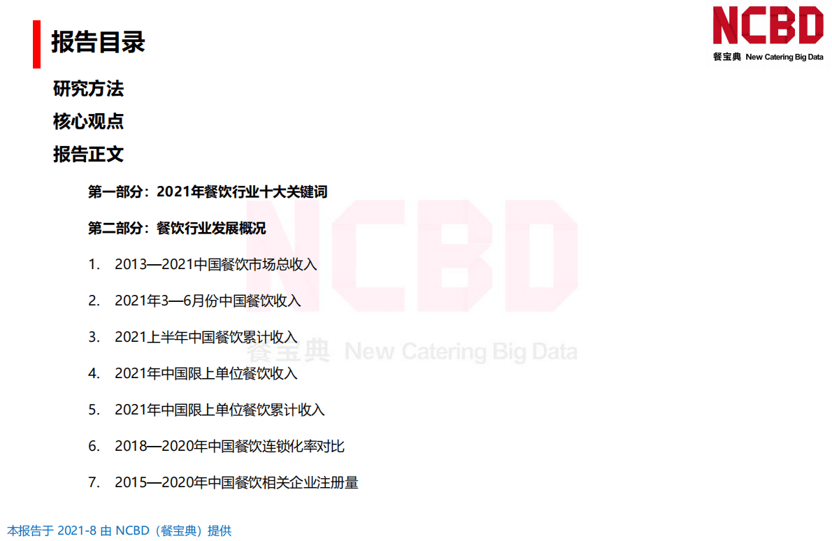 餐宝典：2021年中国餐饮行业全景发展报告 第2页