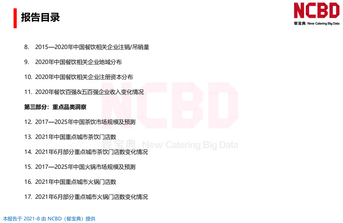 餐宝典：2021年中国餐饮行业全景发展报告 第3页