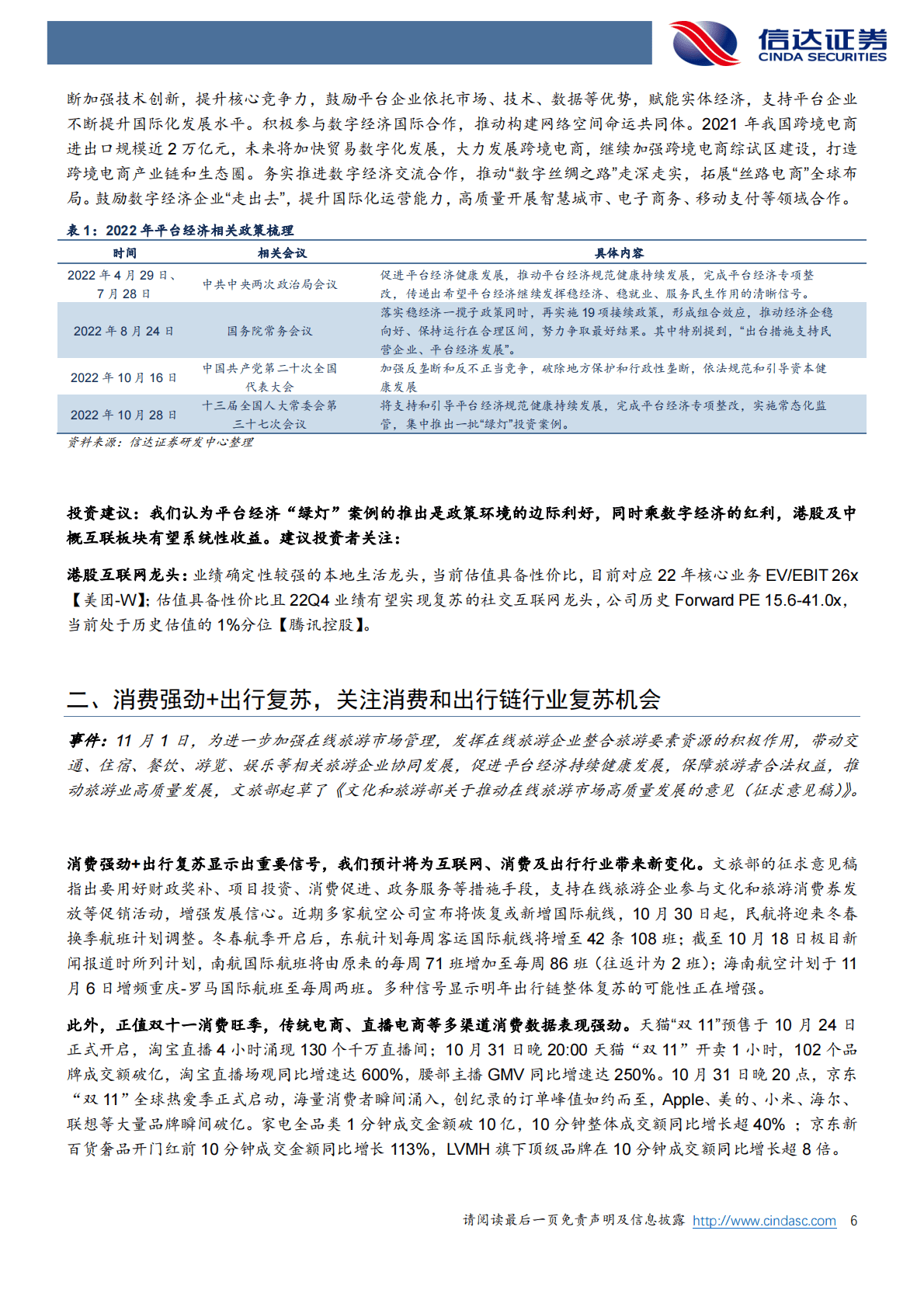 传媒互联网行业专题：数字经济、虚拟现实、消费复苏三大主题-221103 第6页