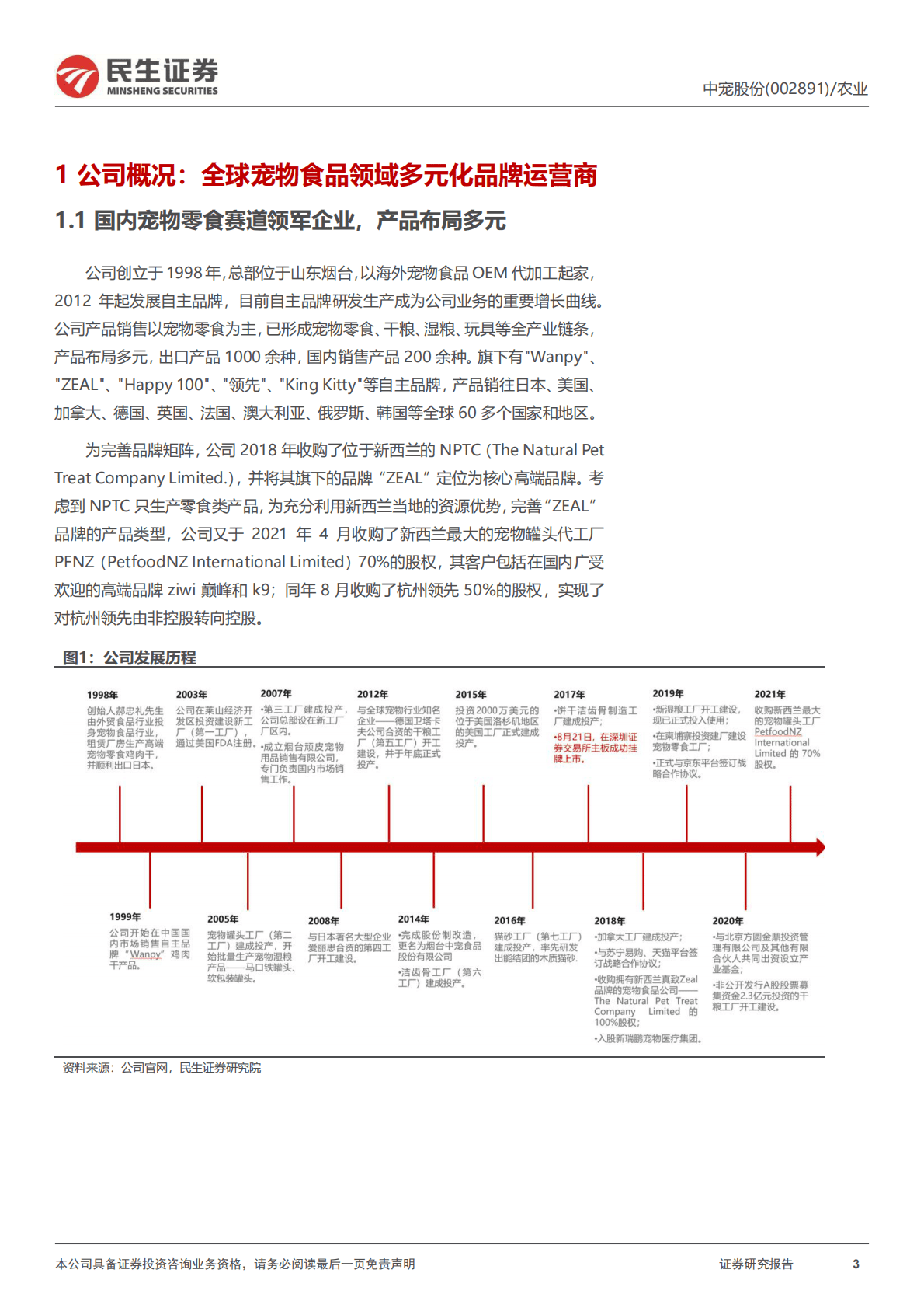 中宠股份-深度报告：千亿优质赛道持续扩容，宠物食品龙头逐浪前行-221102 第3页