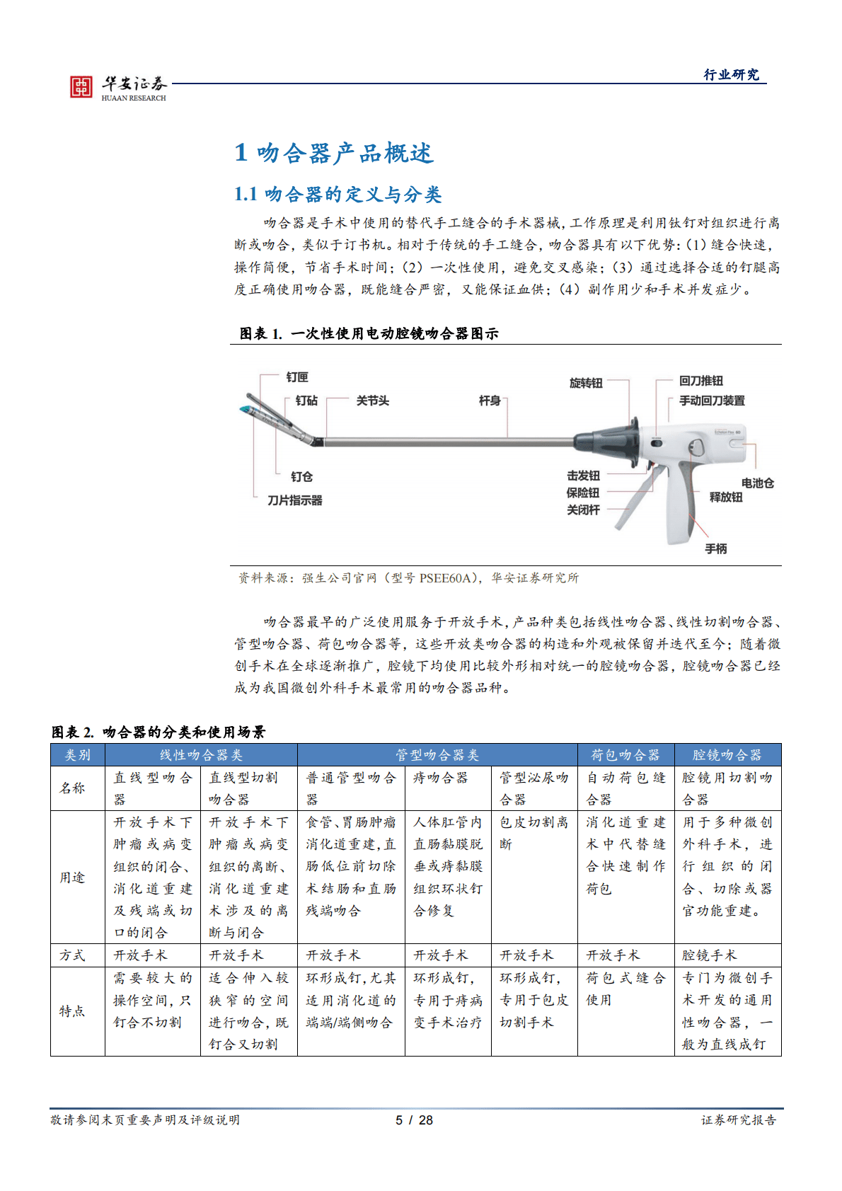 医药生物行业深度报告：稳中求进，微创时代铸就百亿吻合器市场-221103 第5页