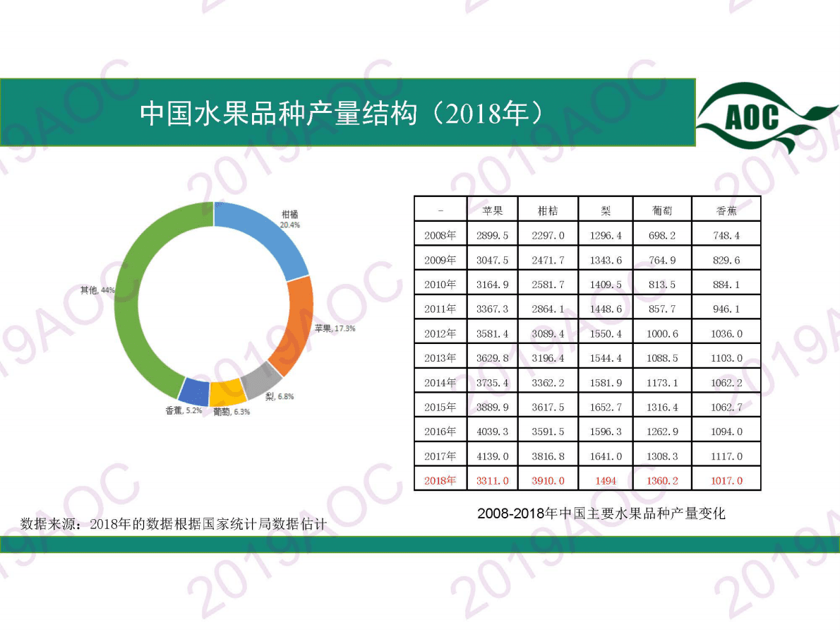 农业科学院：2019-2028中国水果市场展望报告 第5页