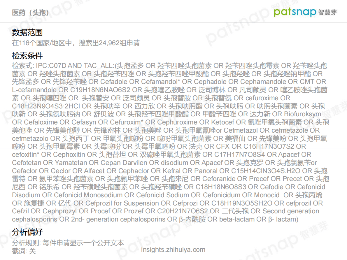 智慧芽：2021头孢技术全景分析报告 第2页