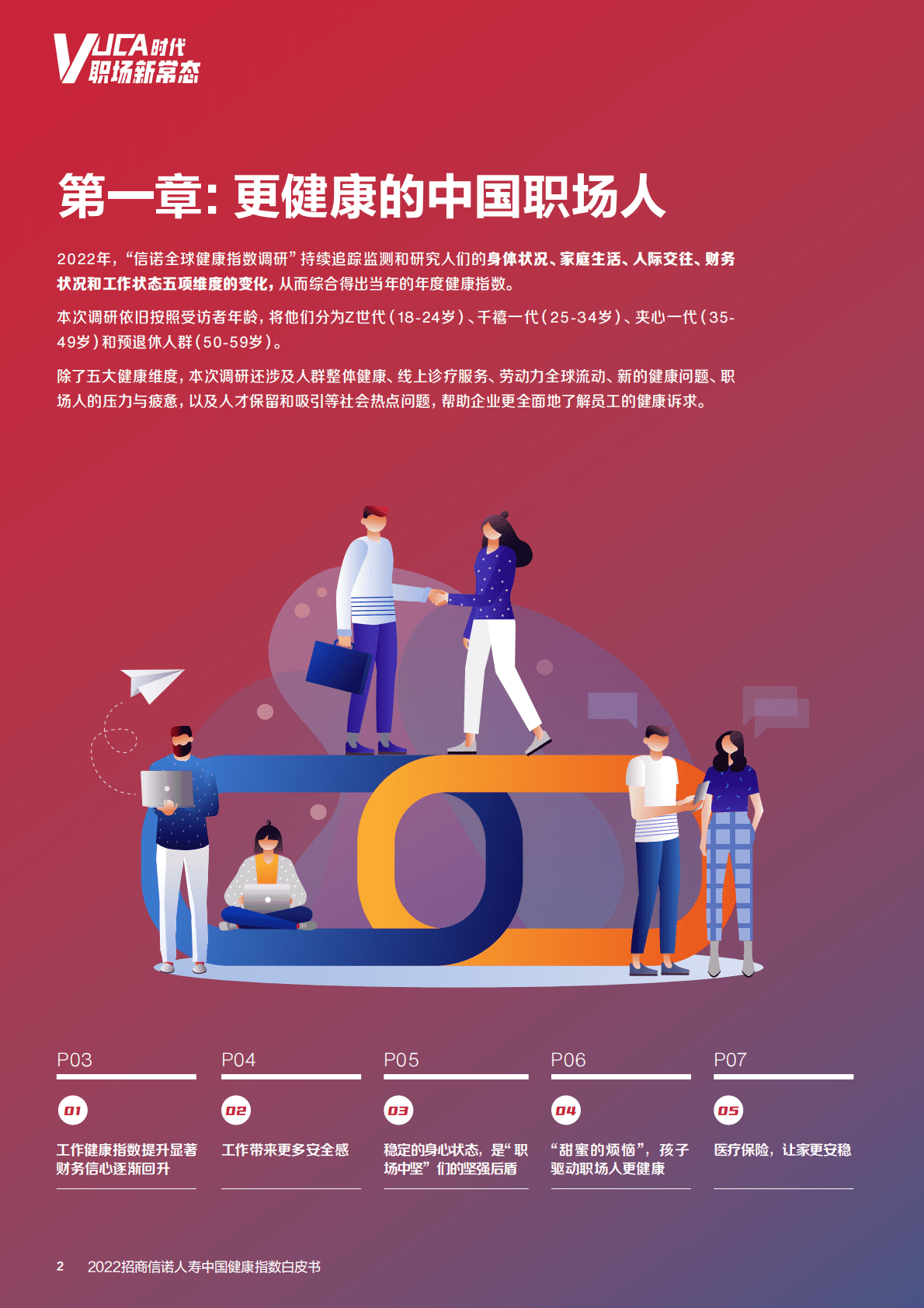 招商信诺&第1财经：2022招商信诺人寿中国健康指数白皮书 第4页