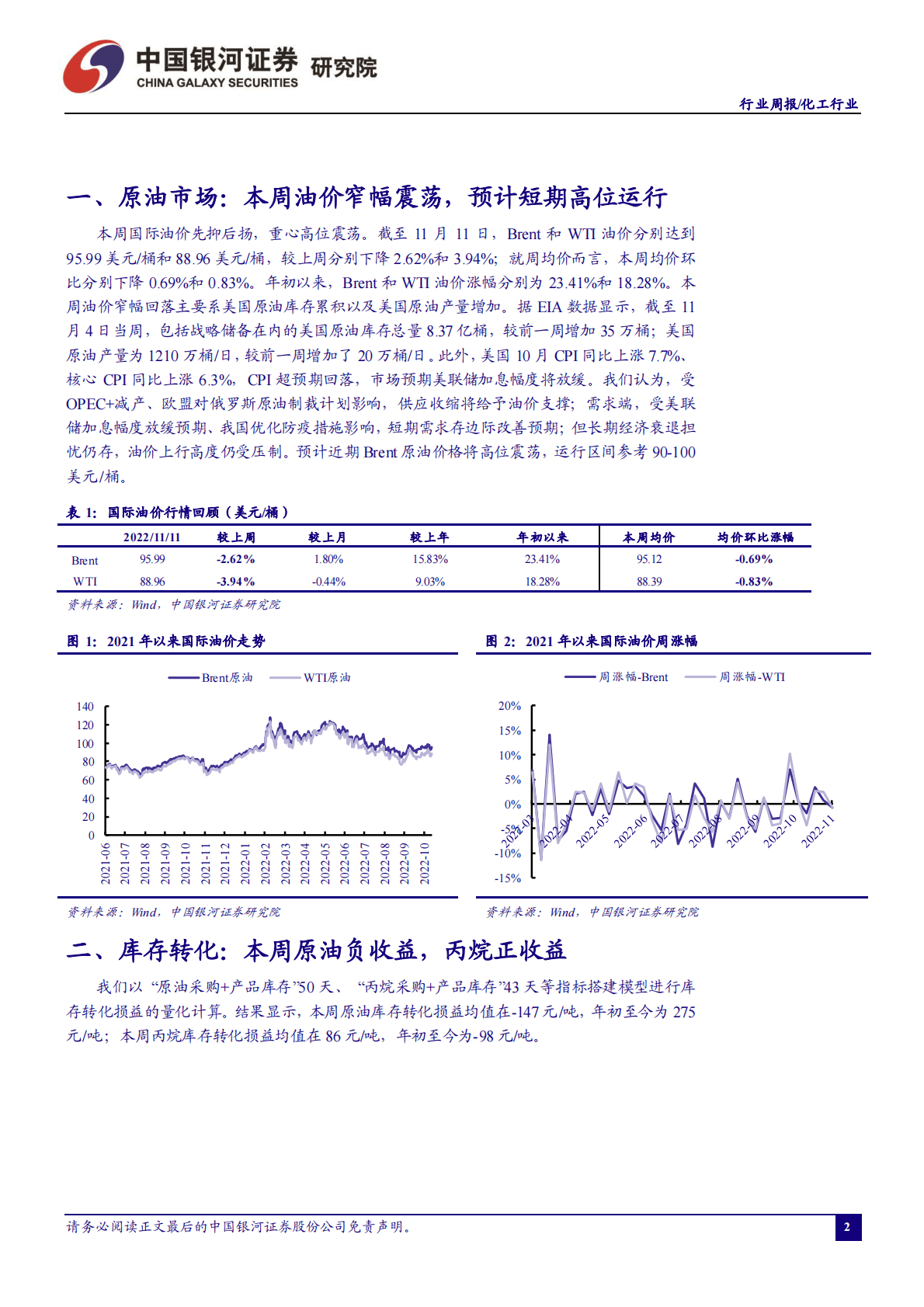 化工行业周报：化工品延续弱势表现，看好成长属性龙头标的 第3页