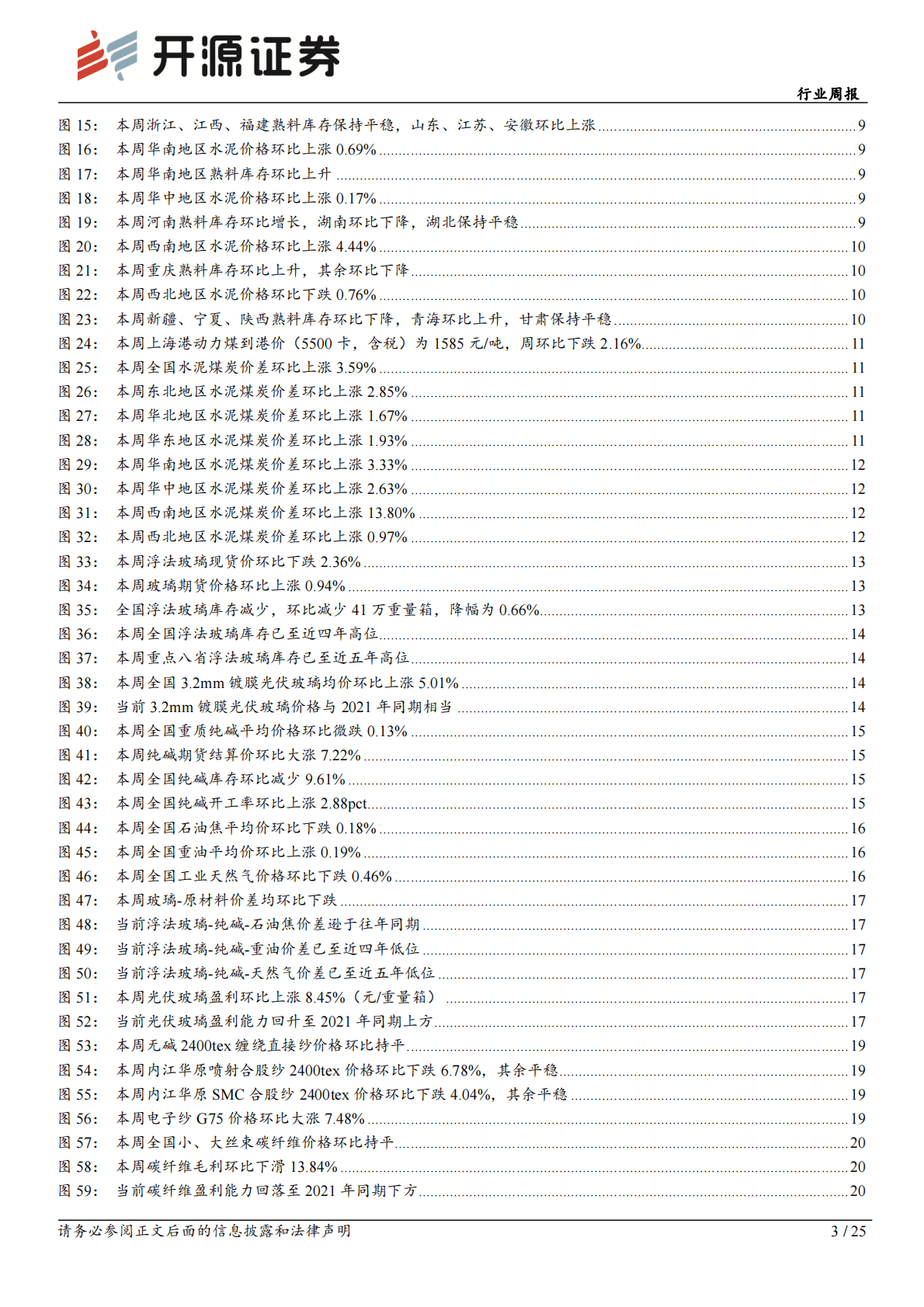建筑材料行业周报：地产等支持政策频出，板块迎底部布局良机 第3页