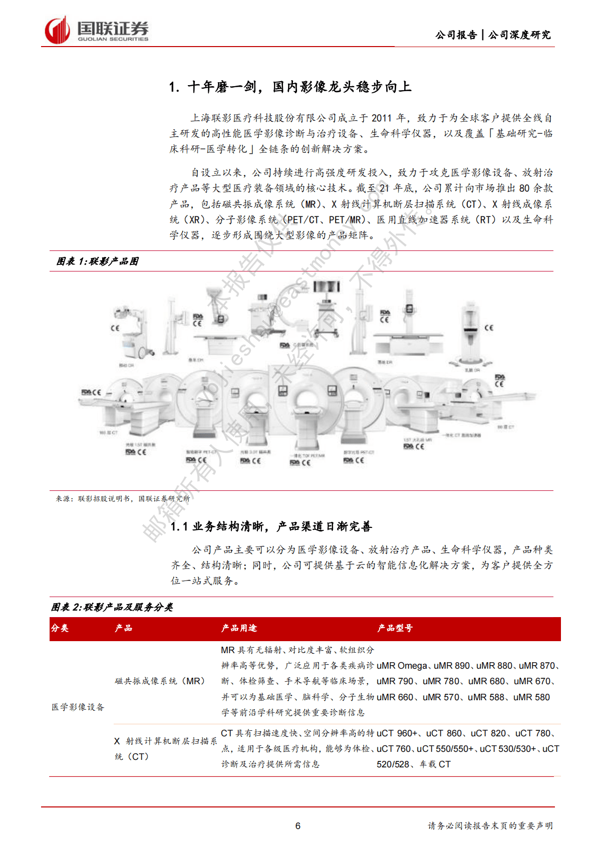 联影医疗：影像龙头走出国门，成长空间进一步打开 第6页