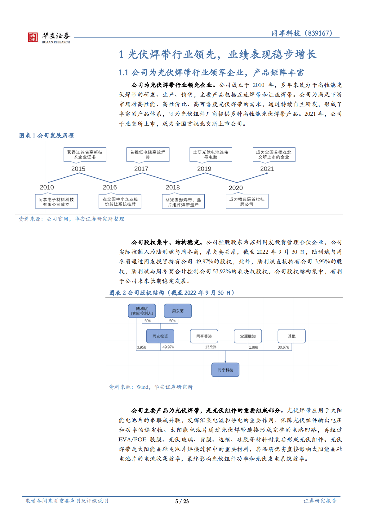 同享科技：光伏焊带领先企业，多因素共振高成长 第5页
