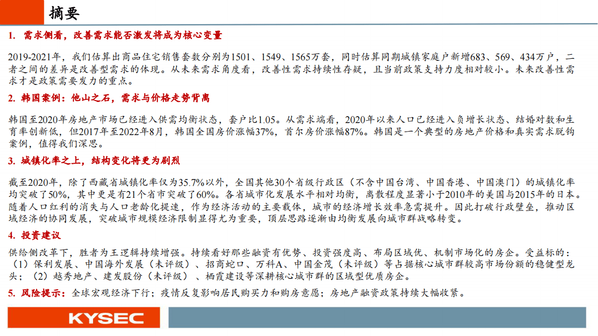 房地产行业2023年度投资策略：供需双降下供给侧改革出清，阵痛后迎接城镇化下一阶段 第2页