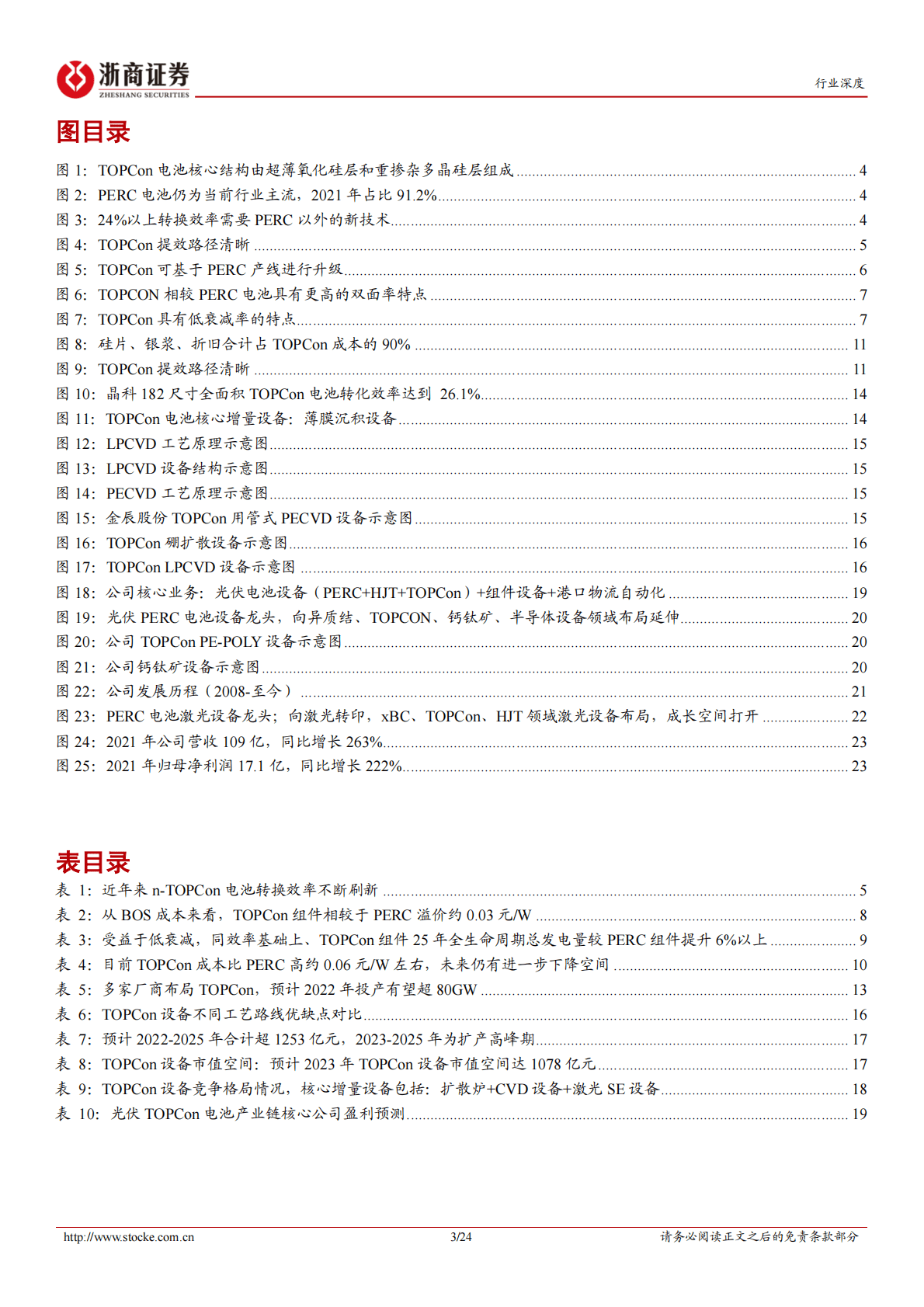 光伏设备行业深度报告：TOPCon：新一代光伏电池技术，核心设备将受益 第3页