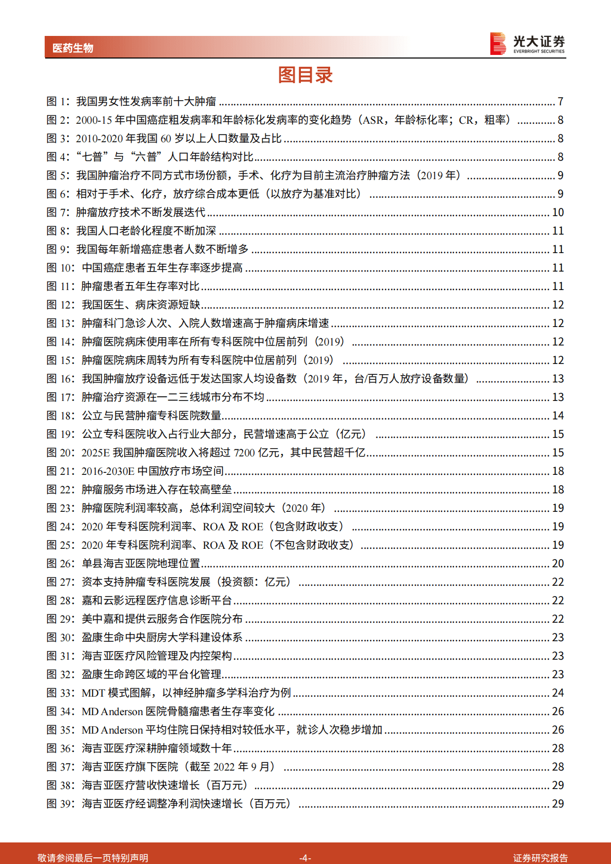 肿瘤医疗服务行业深度报告：肿瘤医疗服务市场供需错配，民营连锁机构大有可为 第4页
