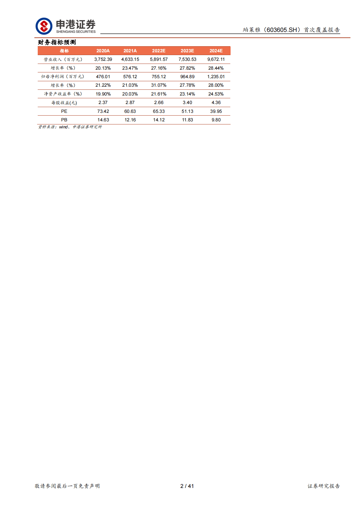 珀莱雅首次覆盖报告：大单品+6＊N战略下的国货护肤龙头 第2页