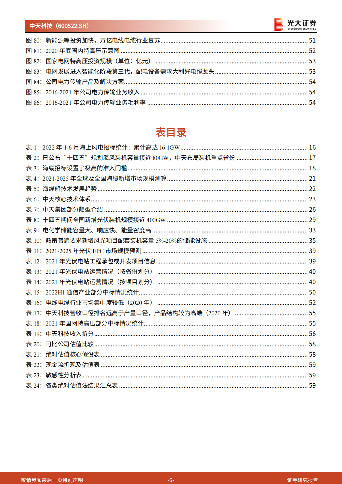 中天科技：投资价值分析报告：光电缆龙头多元布局，海缆新能源业务打破发展天花板 第6页