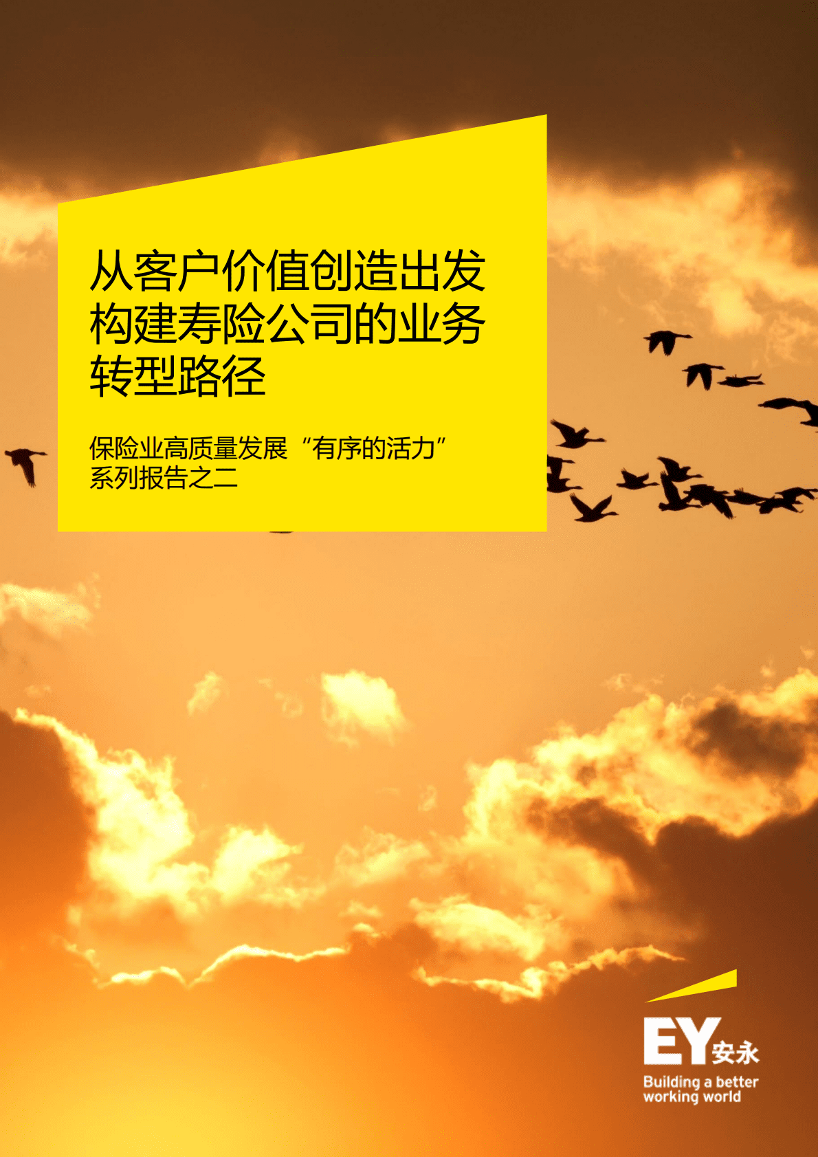 安永：从客户价值创造出发构建寿险公司的业务转型路径 第1页