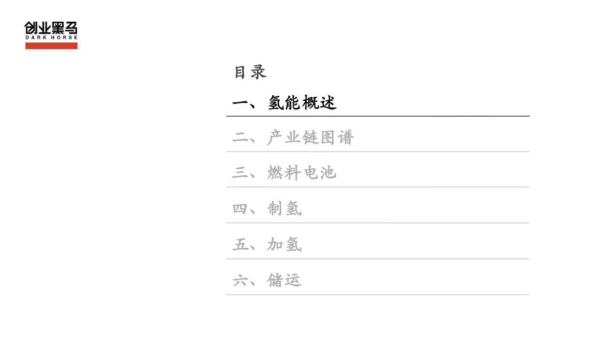 创业黑马：黑马氢能产业链研究 第2页
