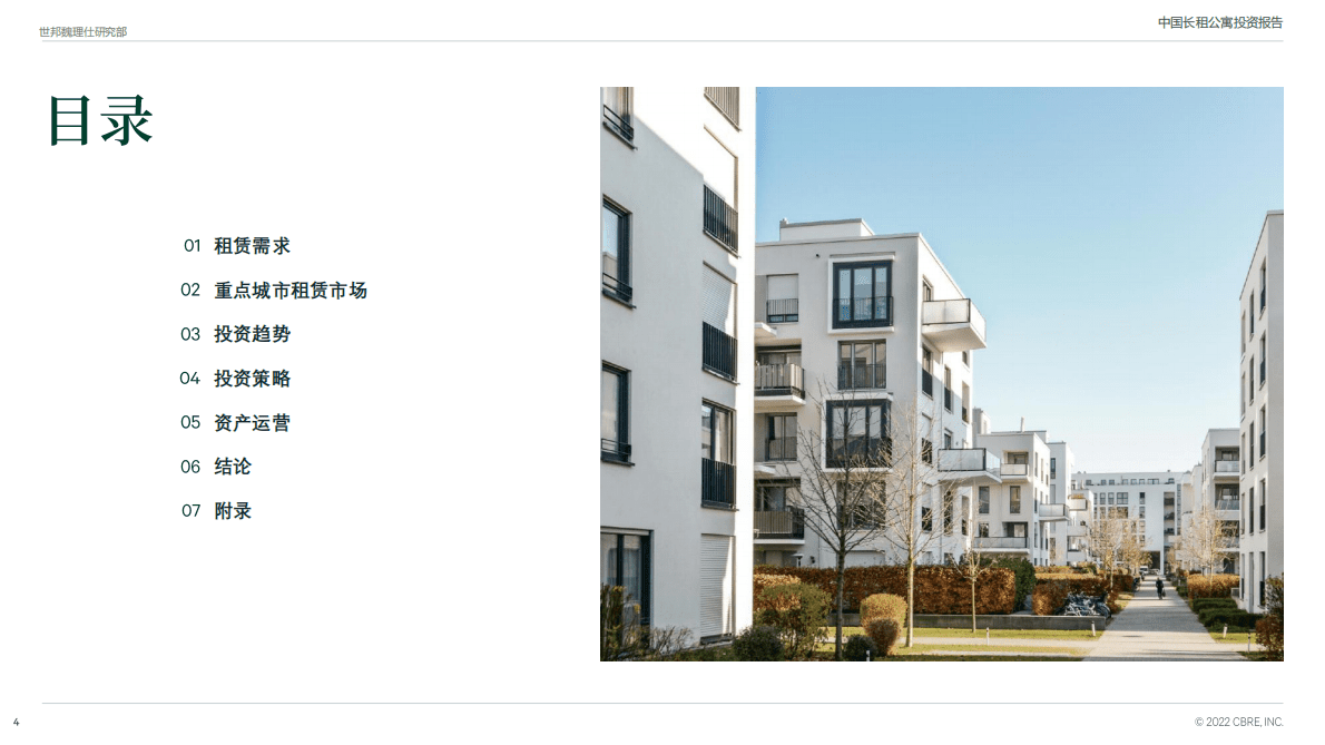 2022中国长租公寓投资报告-世邦魏理仕 第4页