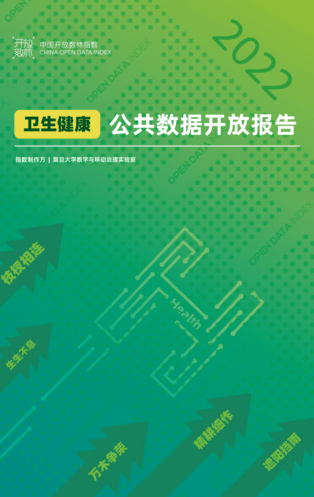 2022卫生健康公共数据开放报告 第1页