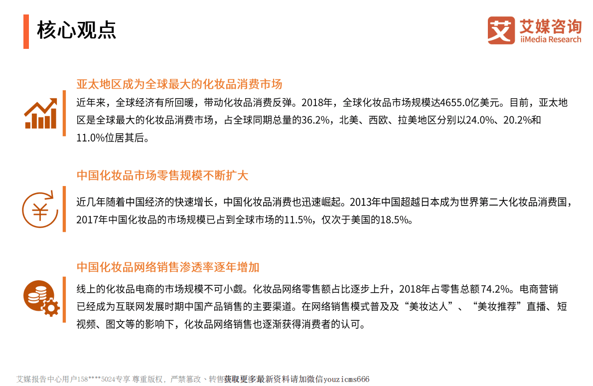 艾媒咨询：2019中国化妆品电商行业监测分析及消费者行为全面调查报告 第3页
