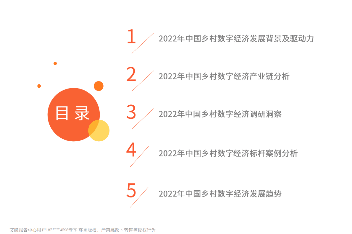 艾媒咨询：2022年中国乡村数字经济发展专题研究报告 第4页