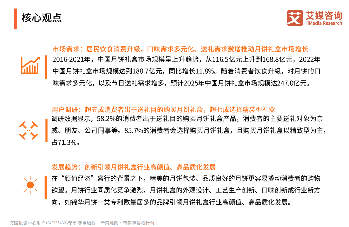 艾媒咨询：2022年中国中秋月饼礼盒消费者需求研究报告 第3页