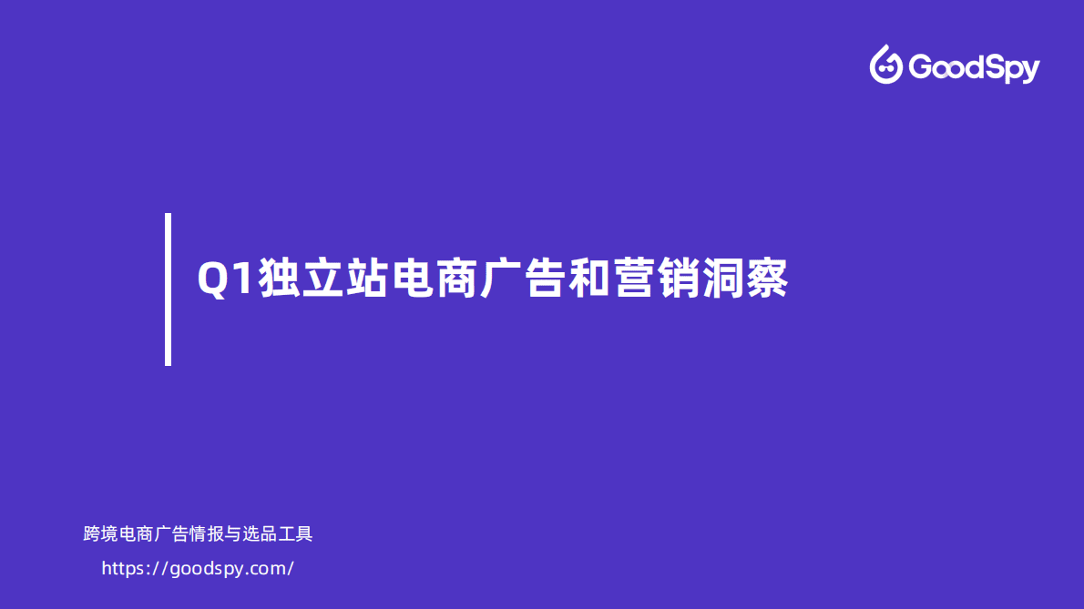 GoodSpy：2022Q1独立站电商广告和营销洞察 第1页