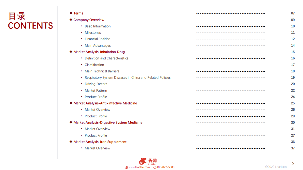 2022年华纳大药厂企业深度报告 第5页