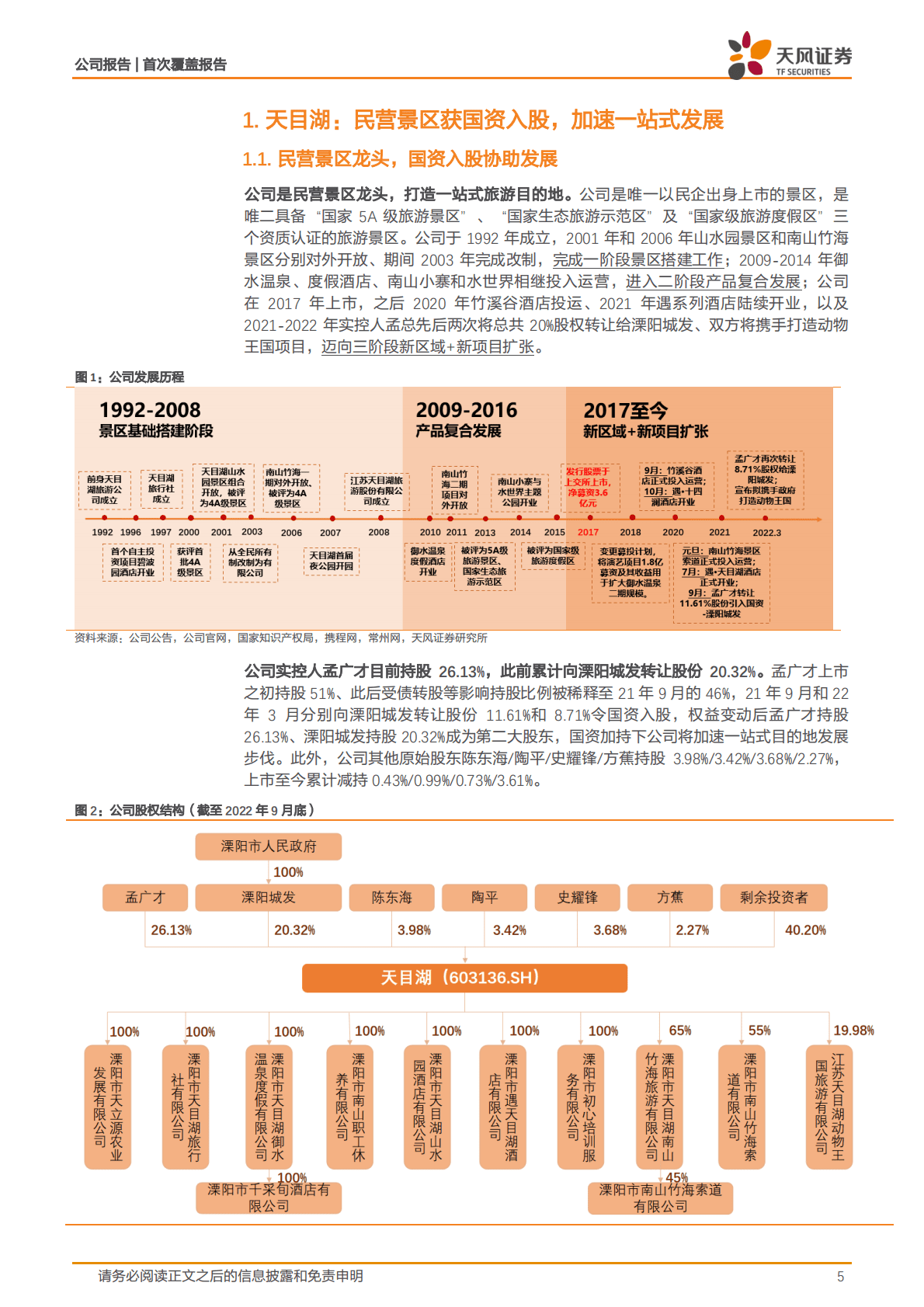 天目湖：一站式休闲旅游目的地，内生外延齐发力打开增长空间 第5页