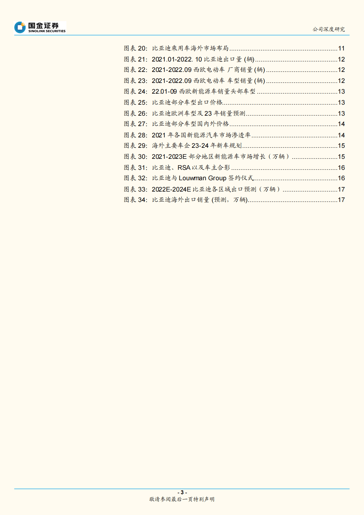 比亚迪深度研究系列（二）：海外拓展有望成为第二增长点 第3页