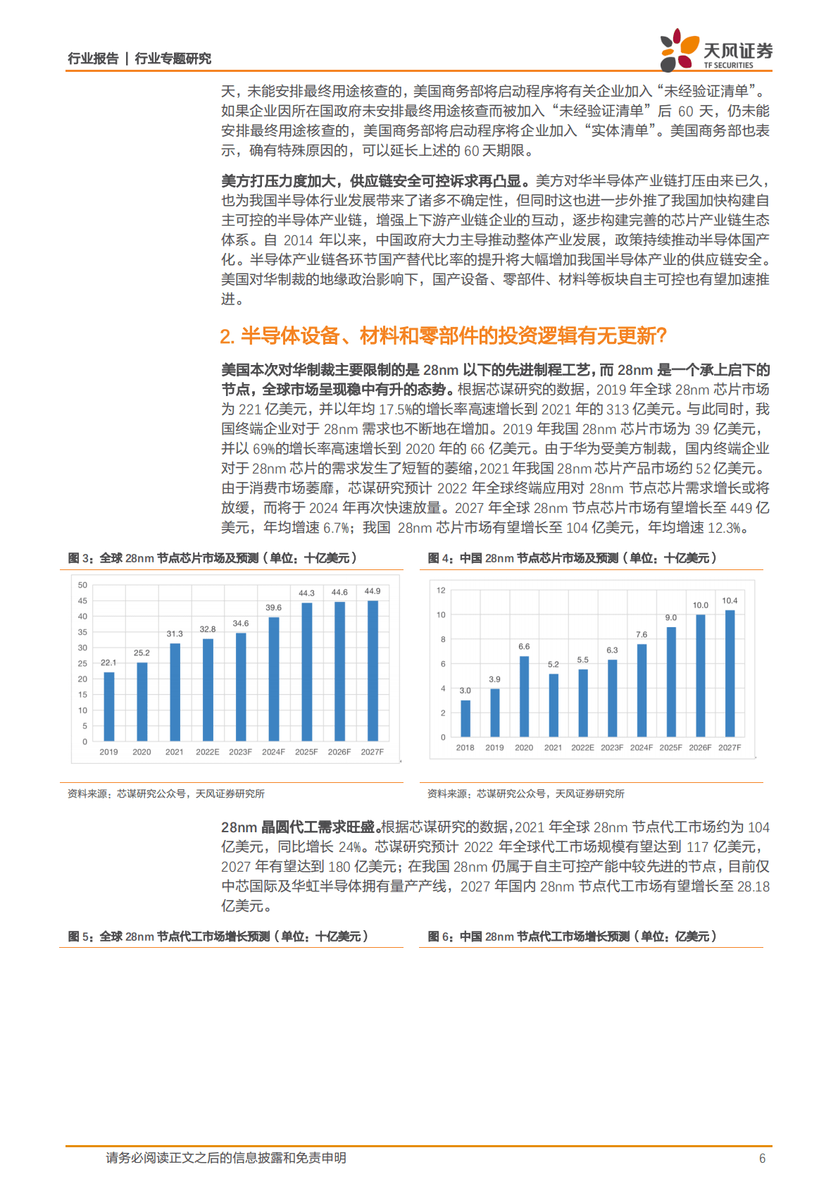半导体行业专题研究：天风问答系列：半导体国产化之路怎么走？ 第6页