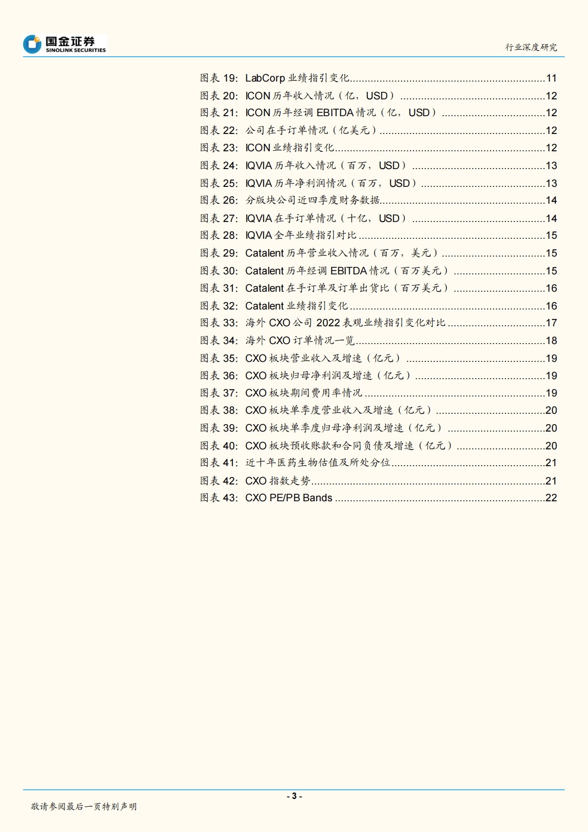 医药外包：海外CXO三季报总结：创新研发需求旺盛，创新成长预期修复 第3页