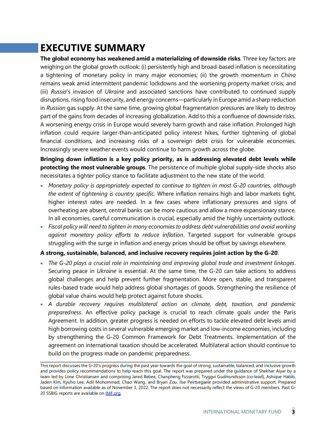 国际货币基金组织：2022年11月世界经济展望【英文版】 第4页