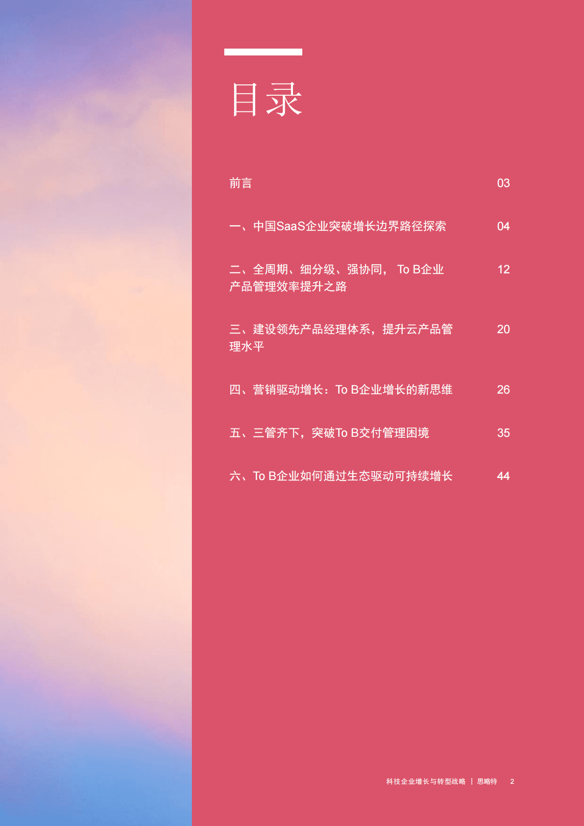 思略特：科技企业增长与转型战略 第3页