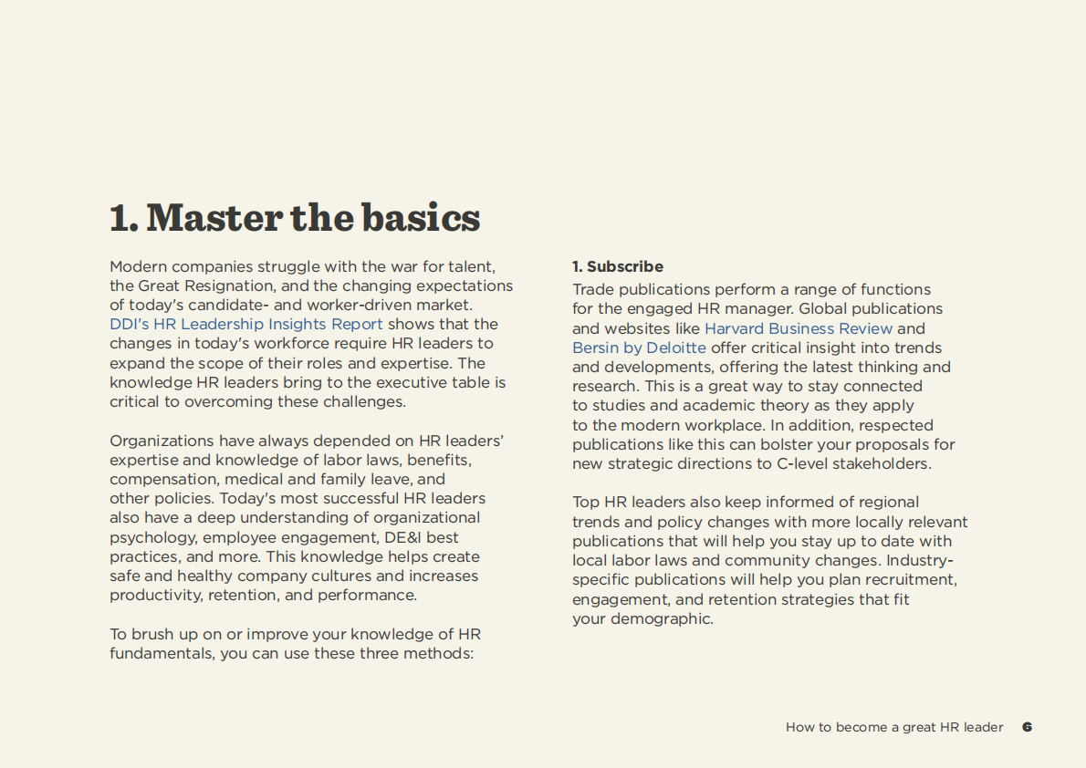 Bob：如何成为一个卓越的人力资源领导者【英文版】 第6页