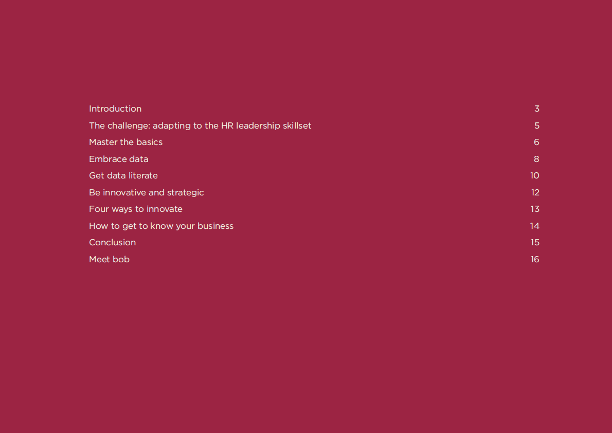 Bob：如何成为一个卓越的人力资源领导者【英文版】 第2页