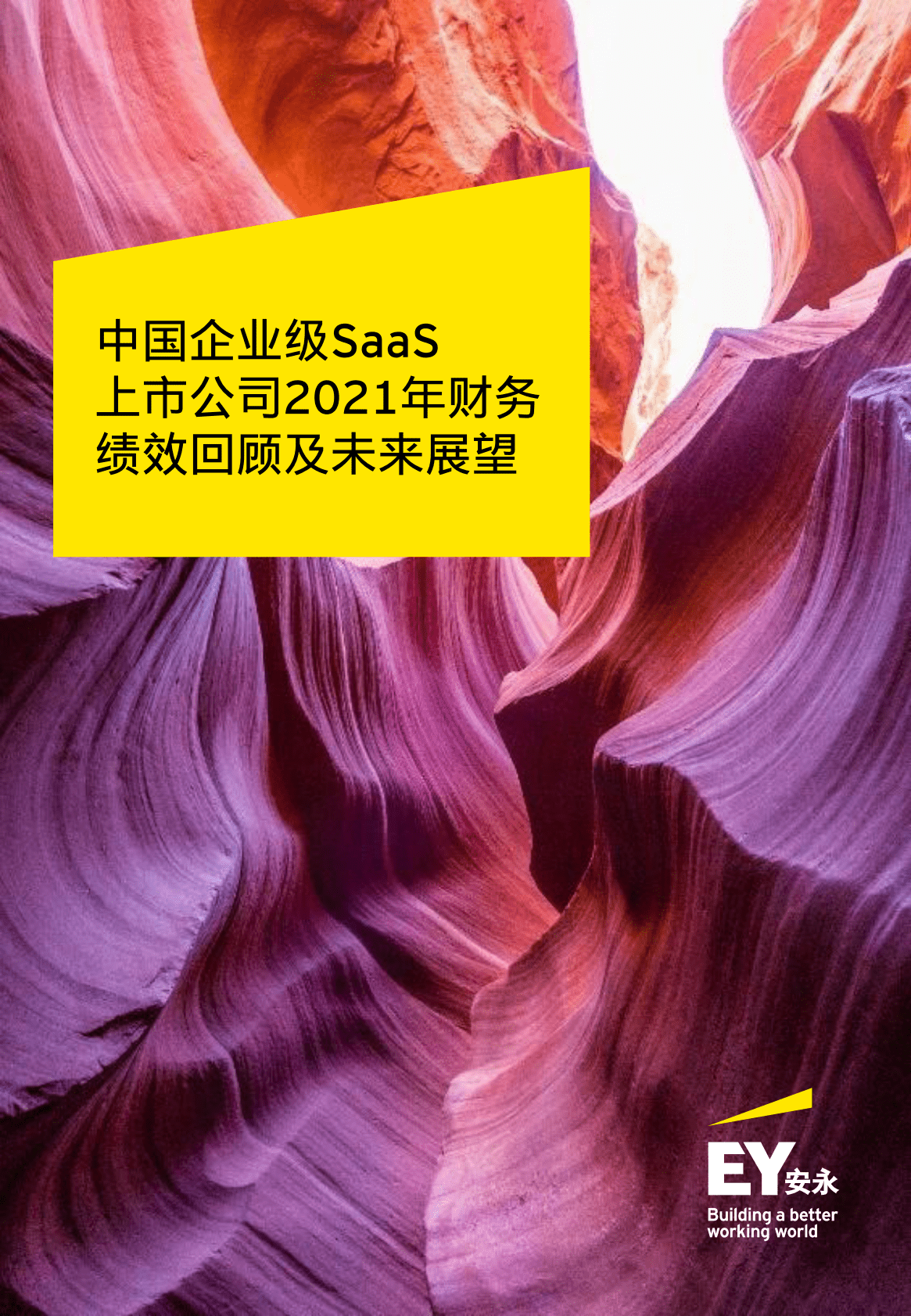 安永：中国企业级SaaS上市公司2021年财务绩效回顾及未来展望 第1页