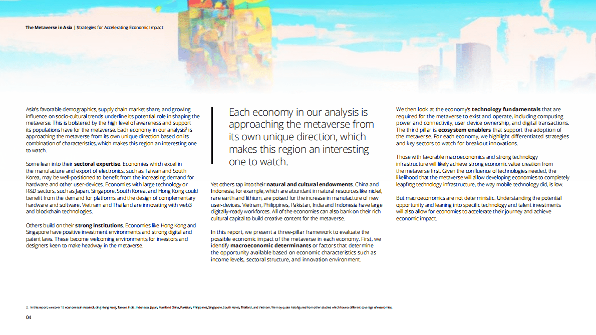 德勤：亚洲的元宇宙：加速经济影响的战略【英文版】 第4页