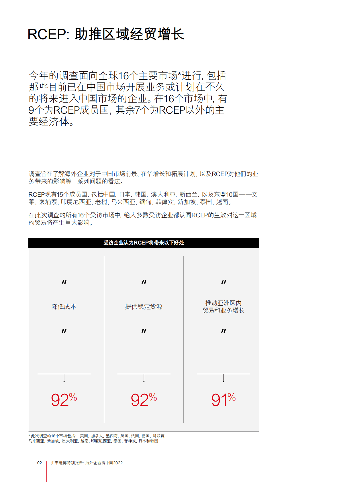 汇丰：海外企业看中国2022&mdash;&mdash;共享RCEP新机遇 第3页