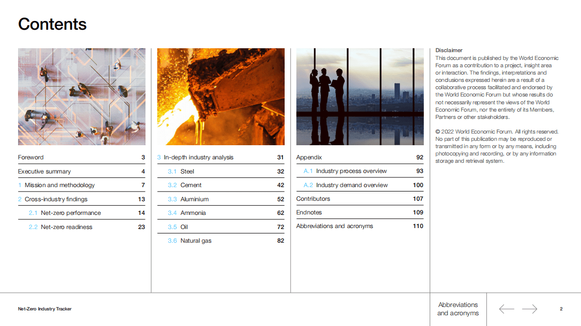 世界经济论坛：2022年净零排放工业跟踪报告【英文版】 第2页